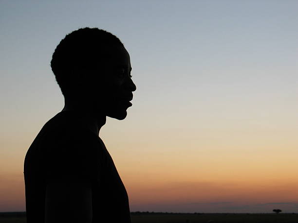 istock Silhouette of An African Man 139739277