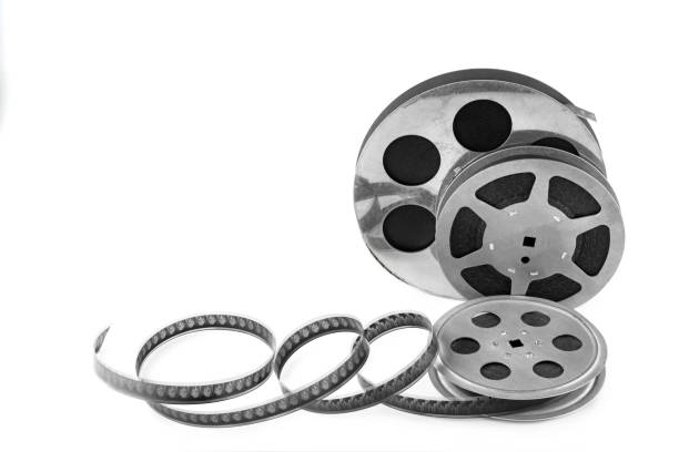 istock Retro film strip isolated on white . Free space for text. 1397392806