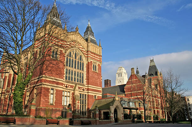 Campus building stock photo