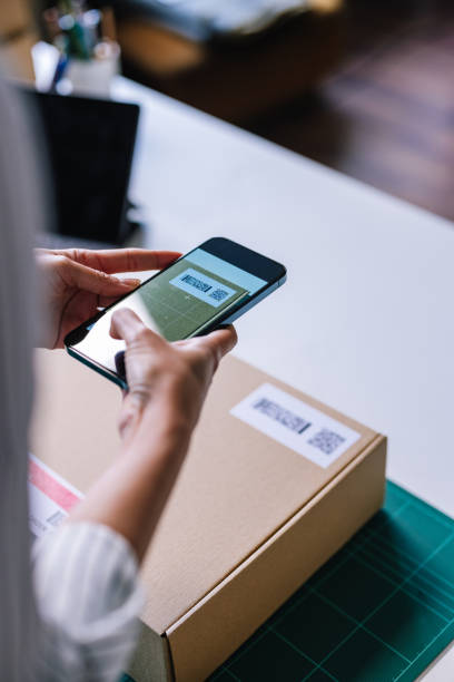 istock An Unrecognizable Small Business Owner Scanning A QR Code On The Package Using An App On Her Smartphone 1397394672