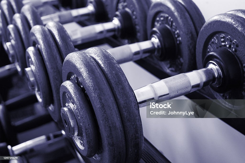 Pesas del gimnasio - Foto de stock de Asistencia sanitaria y medicina libre de derechos