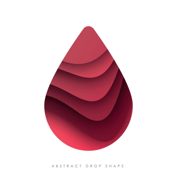 Abstract Blood drop vector stock illustration Abstract Blood drop vector stock illustration blood drop stock illustrations