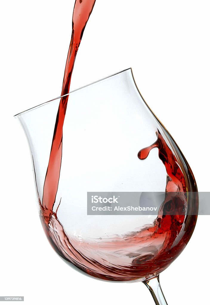 Copo de vinho vermelho - Foto de stock de Beber royalty-free