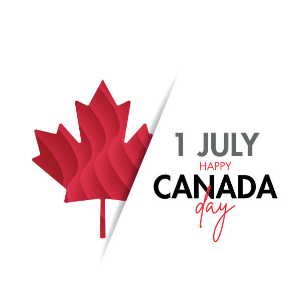 ilustrações, clipart, desenhos animados e ícones de dia do canadá. ícone da folha de bordo. símbolo canadense. ilustração vetorial. ilustração de estoque - canadian flag flag national flag japan