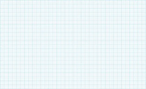 Vector illustration of Millimeter graph paper grid. Geometric pattern