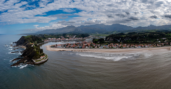 Cabourg, France - July 22nd, 2021: Cabourg is a commune in the Calvados department in the Normandy region of France. Cabourg is on the coast of the English Channel, at the mouth of the river Dives.