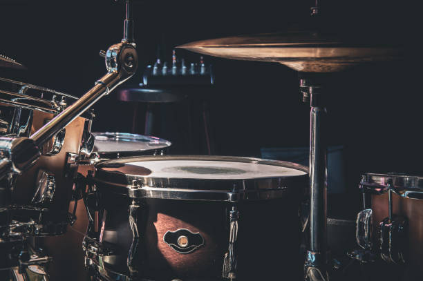 istock Close-up, part of a drum kit on a blurred background. 1397405388
