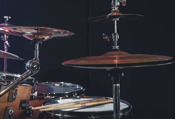 istock Close-up, part of a drum kit on a blurred background. 1397405393