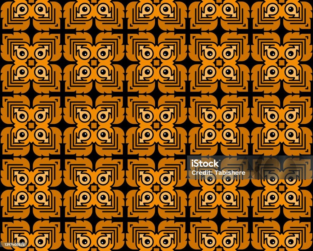 Abstract Illustration Of Seamless Tile Pattern With Various Beige ...