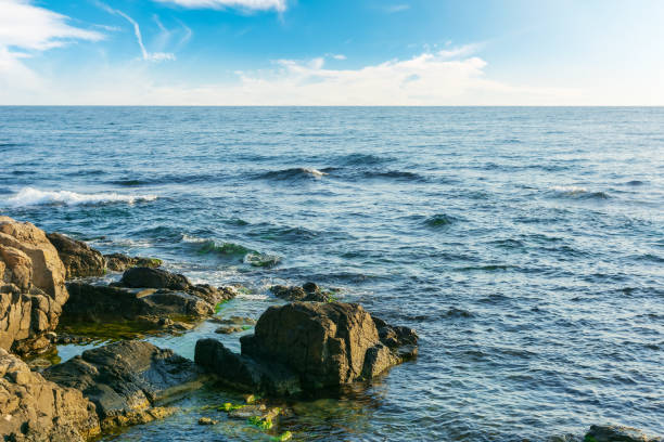 istock rocky sea coast in morning light 1397411504
