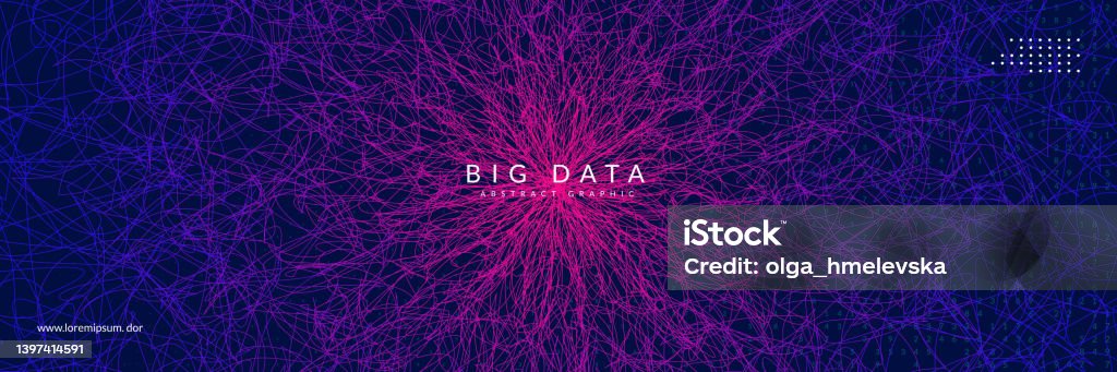 Big Tech Abstract Big Data Concept Digital Technology Abstract Stock Illustration ...