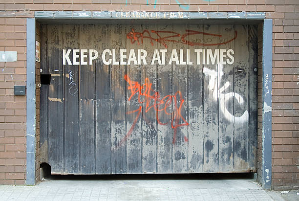 istock Garagedoor of hell 139741497