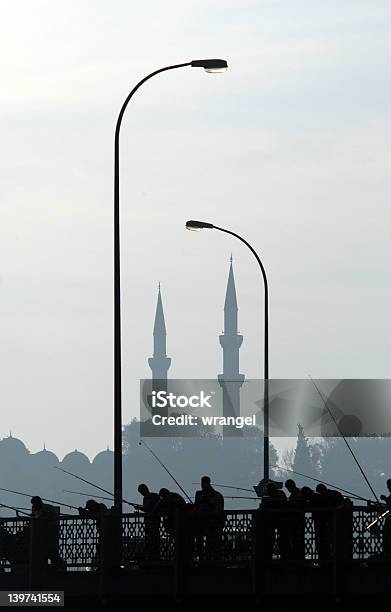 Fischer In Istanbul Stockfoto und mehr Bilder von Angel - Angel, Architektur, Balustrade