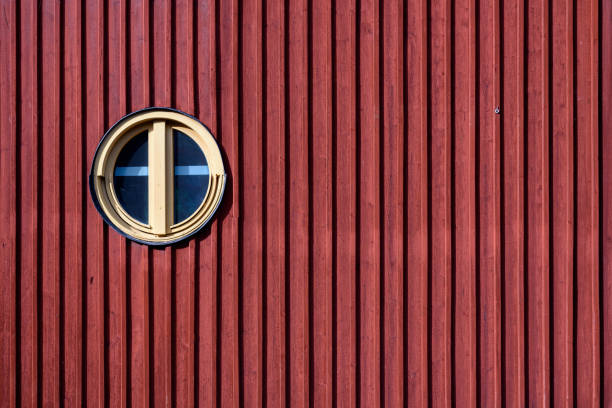 Typical Swedish red color, very popular in Sweden, and is used to paint wooden house