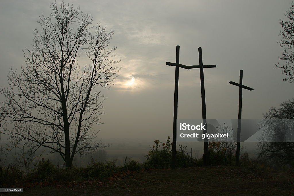 Las tres cruces - Foto de stock de Aire libre libre de derechos