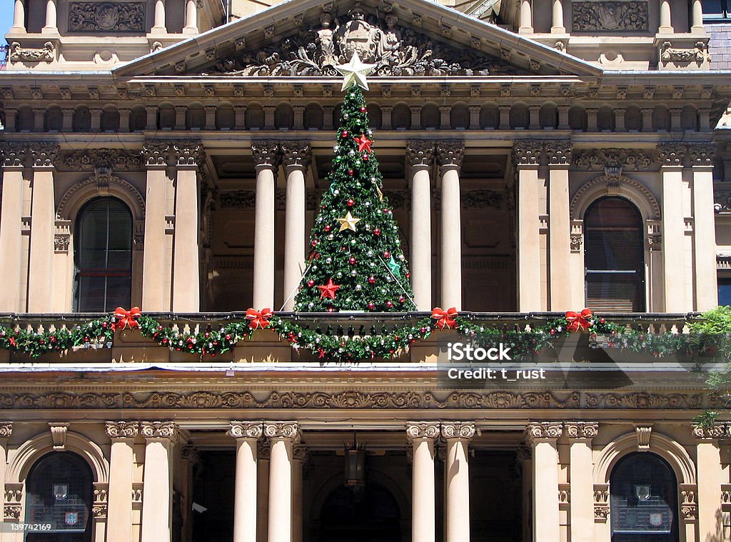 L'hôtel de ville de Sydney, Noël - Photo de Architecture libre de droits