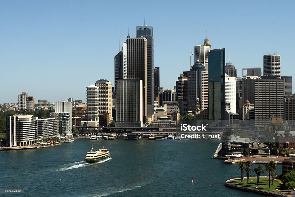 Circular Quay e Sydney - Foto stock royalty-free di Acqua