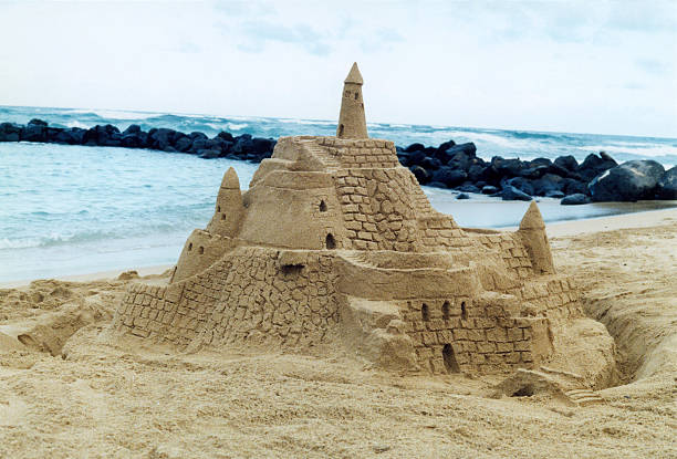 istock Sand Castle in Kauai 139742564