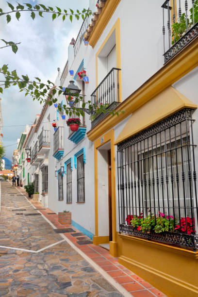 istock Houses on a street in Marbella 1397425747
