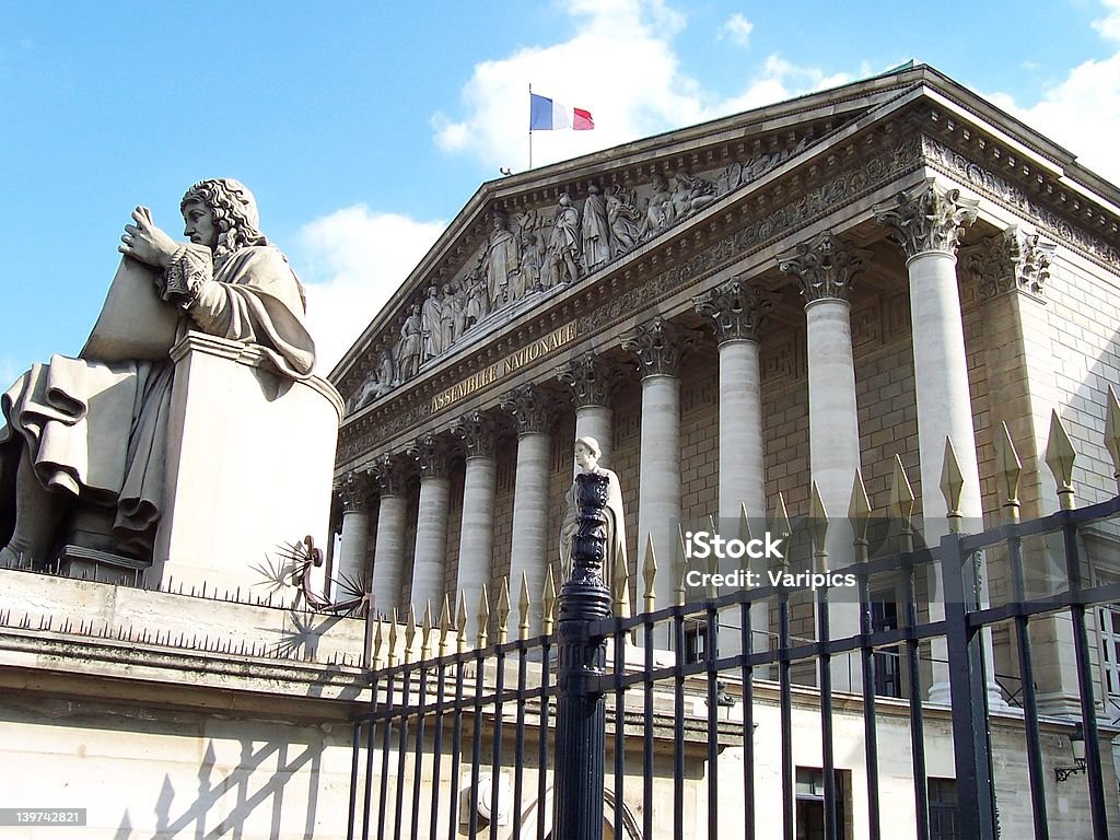 Parlamento francês - Royalty-free Arquitetura Foto de stock