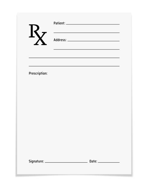 istock Pharmacy Rx form or medical prescription mockup 1397432501