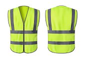 istock Safety vest jacket, security, traffic, worker wear 1397432526
