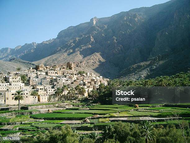 Village Mit Terrassen Oman Stockfoto und mehr Bilder von Arabien - Arabien, Baum, Berg