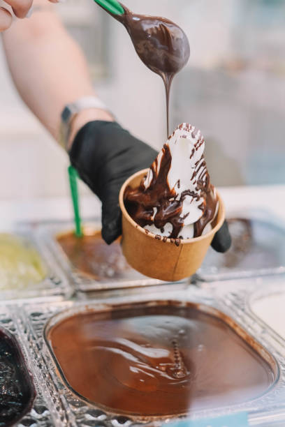 istock Fresh and light yogurt ice creams 1397435550