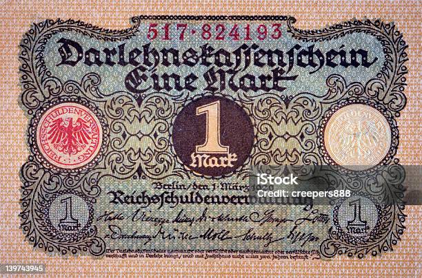 독일형 종이 머니 19201 Mark 역사에 대한 스톡 사진 및 기타 이미지 - 역사, 인플레이션, 1920-1929 년