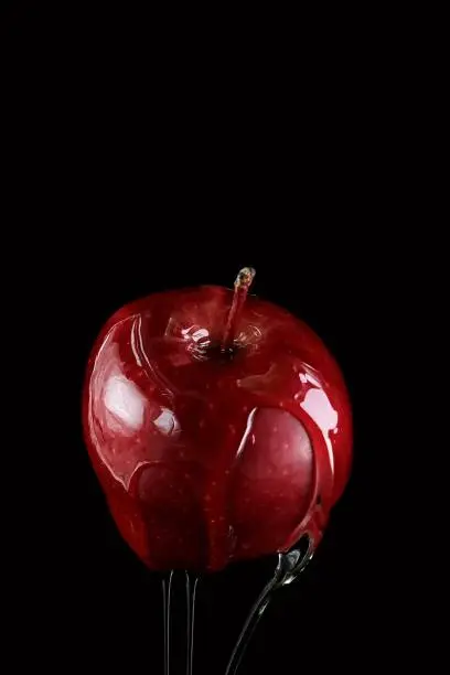 Apple in stilllife concept dark mood photography