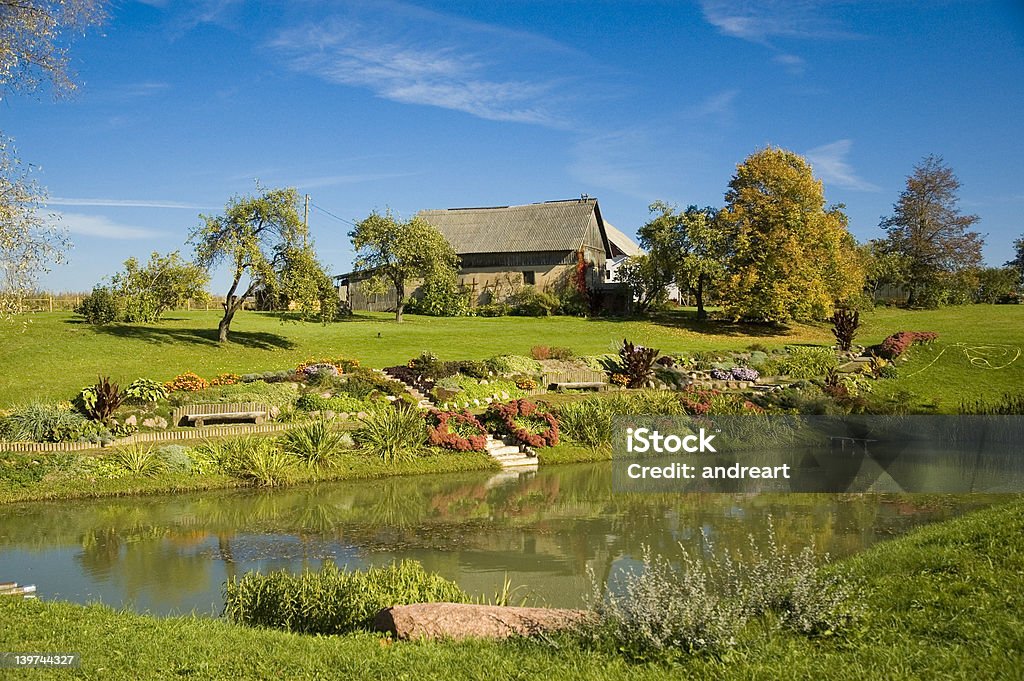 Paradise countryside Agricultural Field Stock Photo