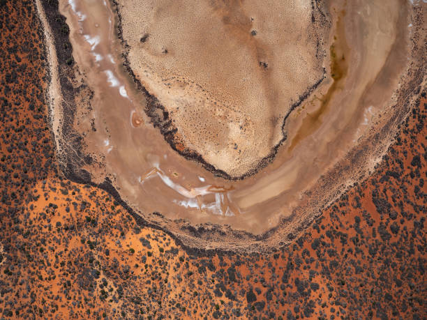 istock Aerial view of Australia's outback 1397446040