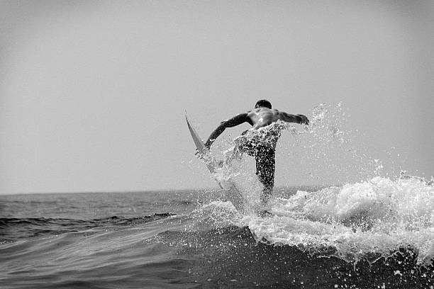 Surfing Wildwood 2004 stock photo