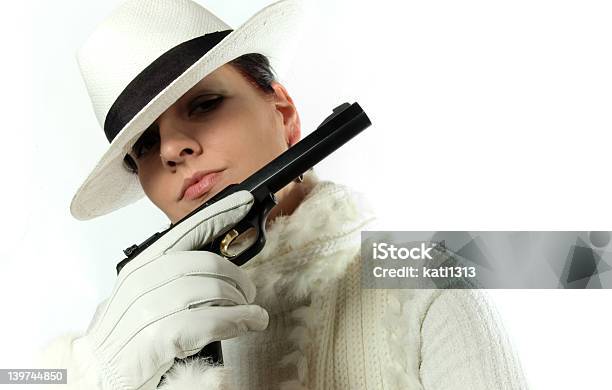 Merciless Stock Photo - Download Image Now - Gun, Hat, Women