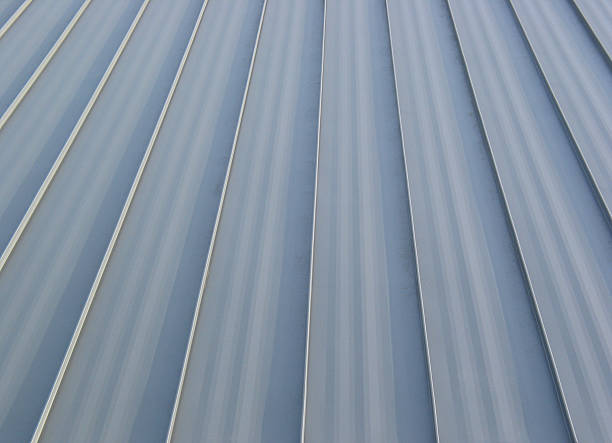 istock Metal Roof Lines 139744854