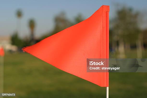 Bandera De Orange Foto de stock y más banco de imágenes de Marcador - Instrumento de medida - Marcador - Instrumento de medida, Bandera, Golf
