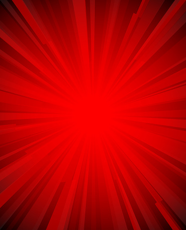 red exploding star textured surface background vector illustration
