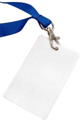 Blank backstage pass to put your own text on. File contains clipping path.