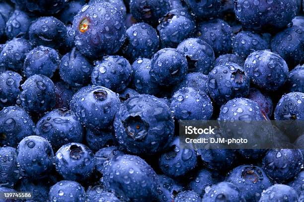 Blueberries That Have Been Recently Cleaned And Are Not Dry Stock Photo - Download Image Now