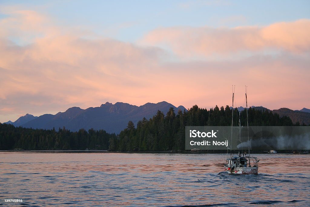 Tofino bateau Canada - Photo de Tofino libre de droits