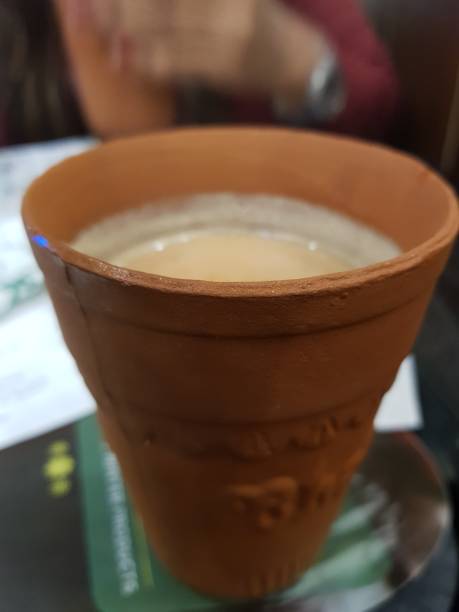istock Tea in an earthen pot, India! 1397458912