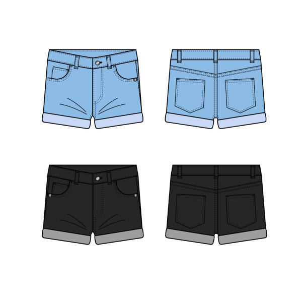 Short Jeans Vectores Libres de Derechos - iStock Short Jeans Vectores Libres de Derechos - iStock