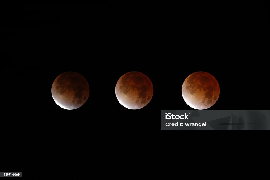 Total Lunar Eclipse - Lizenzfrei Astronomie Stock-Foto