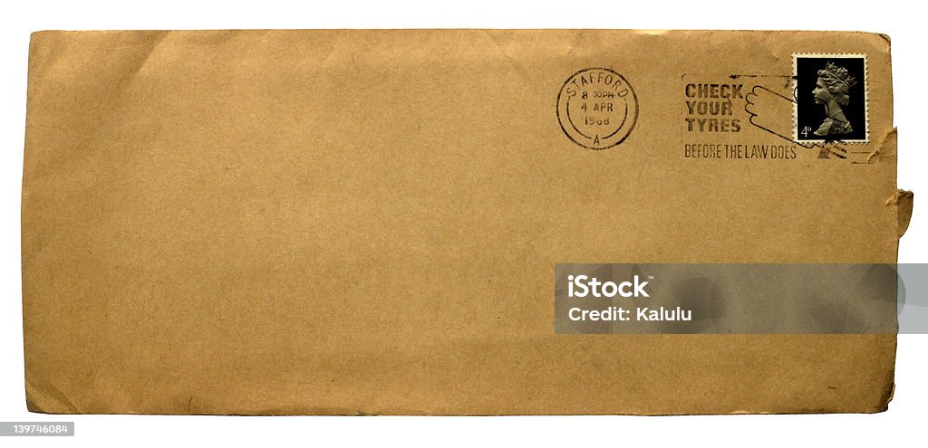 Равнина коричневый конверт - Стоковые фото Англия роялти-фри