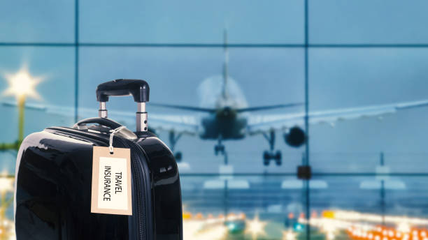 istock Travel insurance label 1397461264
