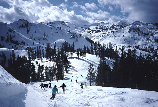 Sierra Ski Day stock photo