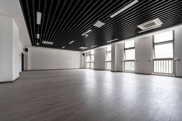 A newly renovated modern classroom