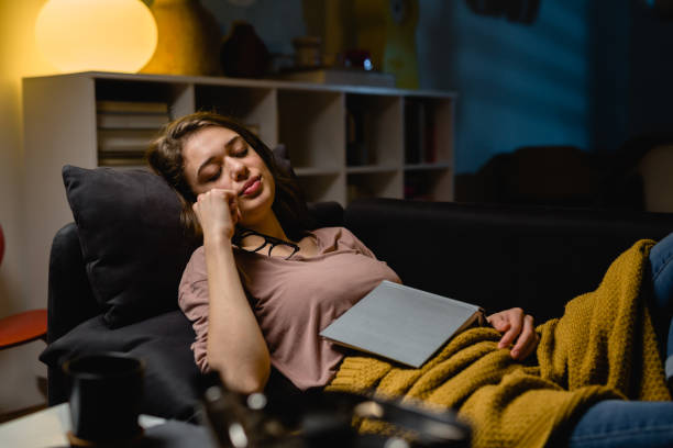 istock woman relaxing at home 1397471165