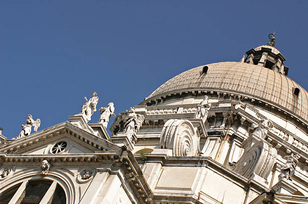 szczegół z basilica di santa maria della salute - madonna della salute zdjęcia i obrazy z banku zdjęć