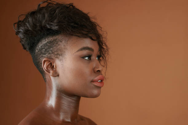 istock Black Woman with Modern Hairstyle 1397474282